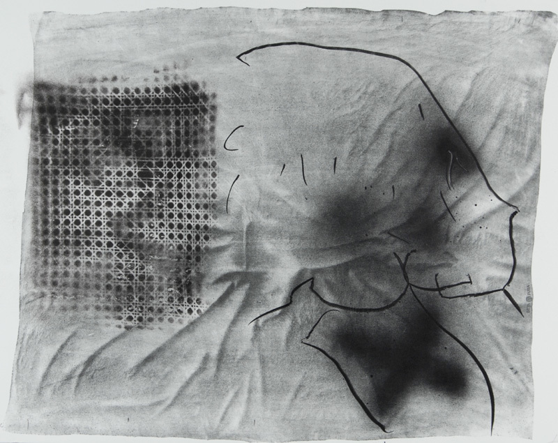 Antoni Tàpies, Chaise ficelée, from "Variations"