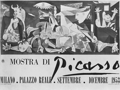 Poster. Palazzo Reale, Mostra di Picasso, Settembre - Dicembre