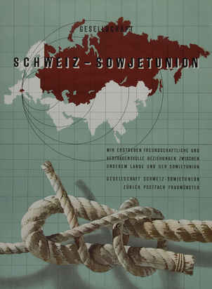 3 posters: Hans Erni, Schweiz - Sowjetunion, 1944; Hans Falk, Circus Knie, 1946; Varlin, Seine Hochzeitstage, 1963