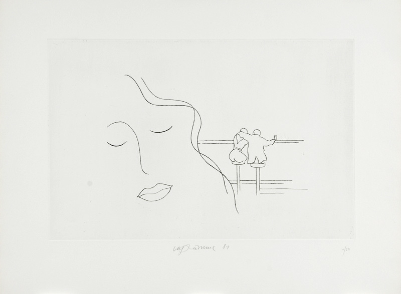 Urs Lüthi, Two Persons at the Bar
