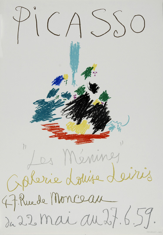 Pablo Picasso, 2 posters: Galerie Henri Tronche, Exposition Hispano- Americaine, 1951; Galerie Louis Leiris, Les Ménines, 1959