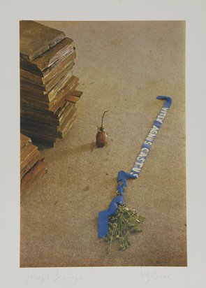 6 sheets: Luftpost, 1971; Vitex agnus castus, 1973; Iphigenie, 1973; Eurasienstab, 1973; Sheet from "Fettbriefe", 1973; Cosmos und Damian, 1974
