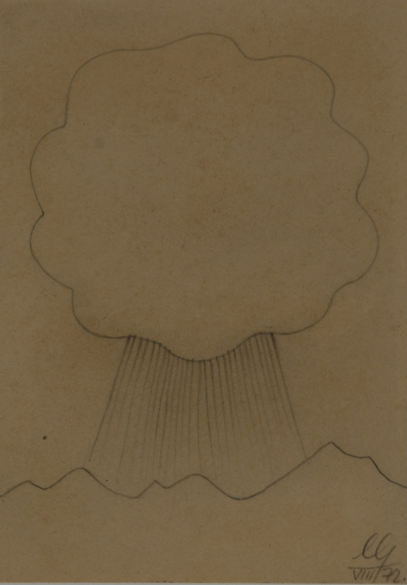 Gianfredo Camesi, 2 sheets: Relevé (Paysage), 1972; Relevé (Montagne)