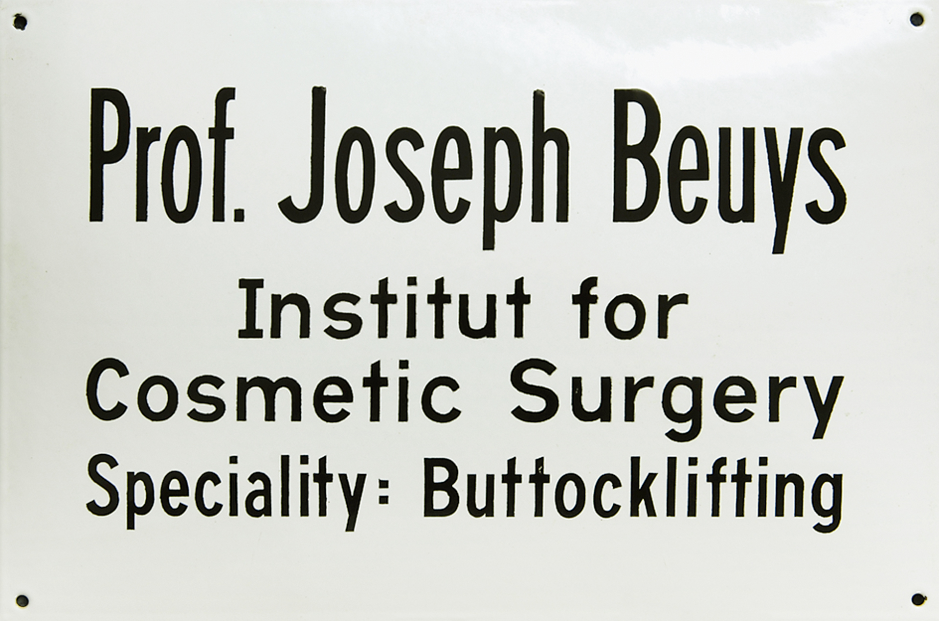 Joseph Beuys, Buttocklifting