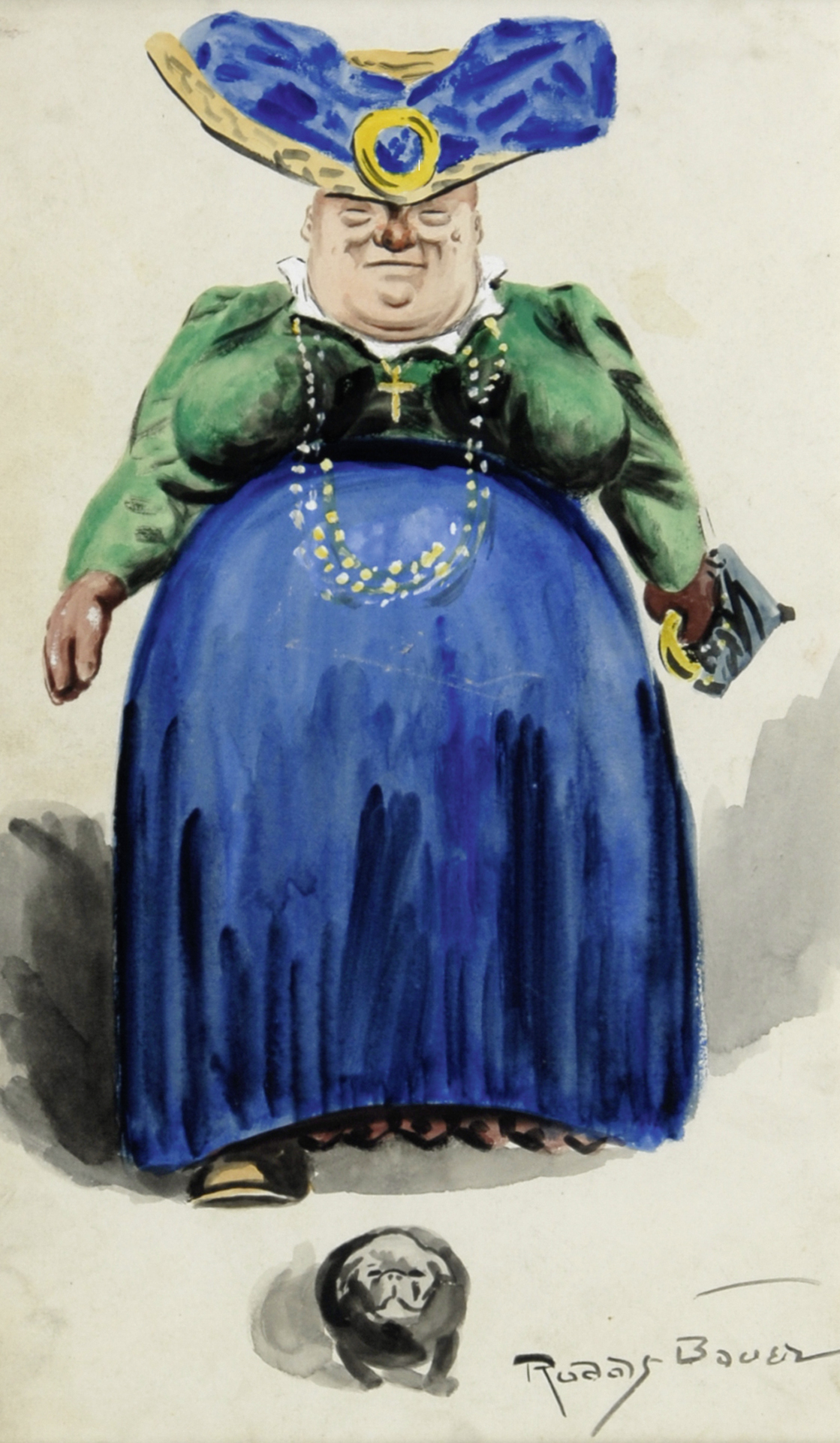 Rudolf Bauer, Die ollen Dicken