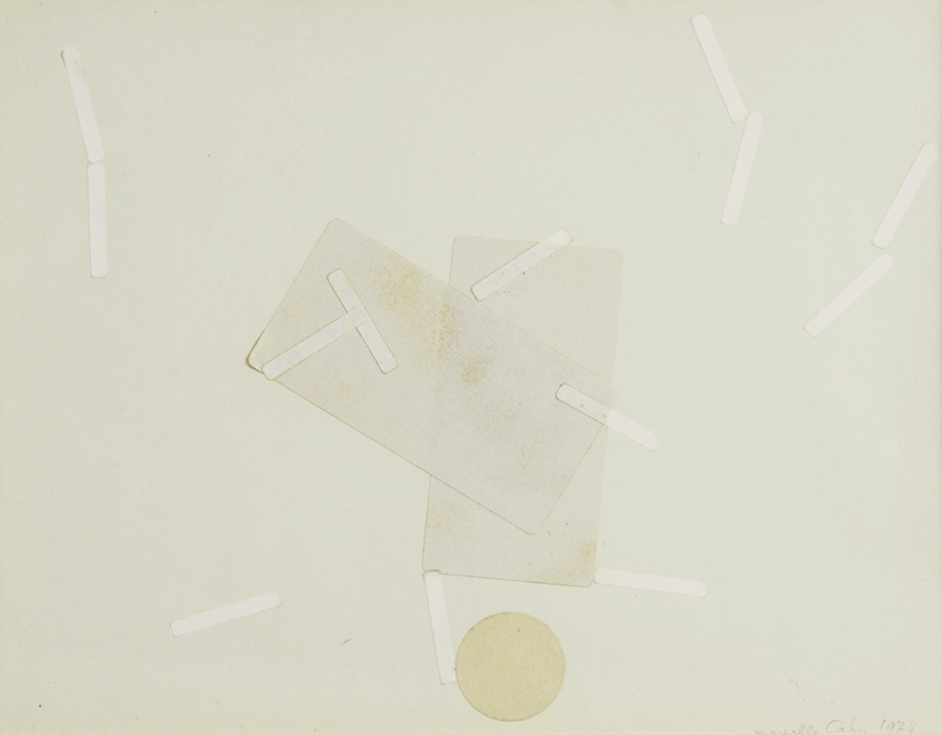 Marcelle Cahn, Sans titre (Sketch fo a large collage)
