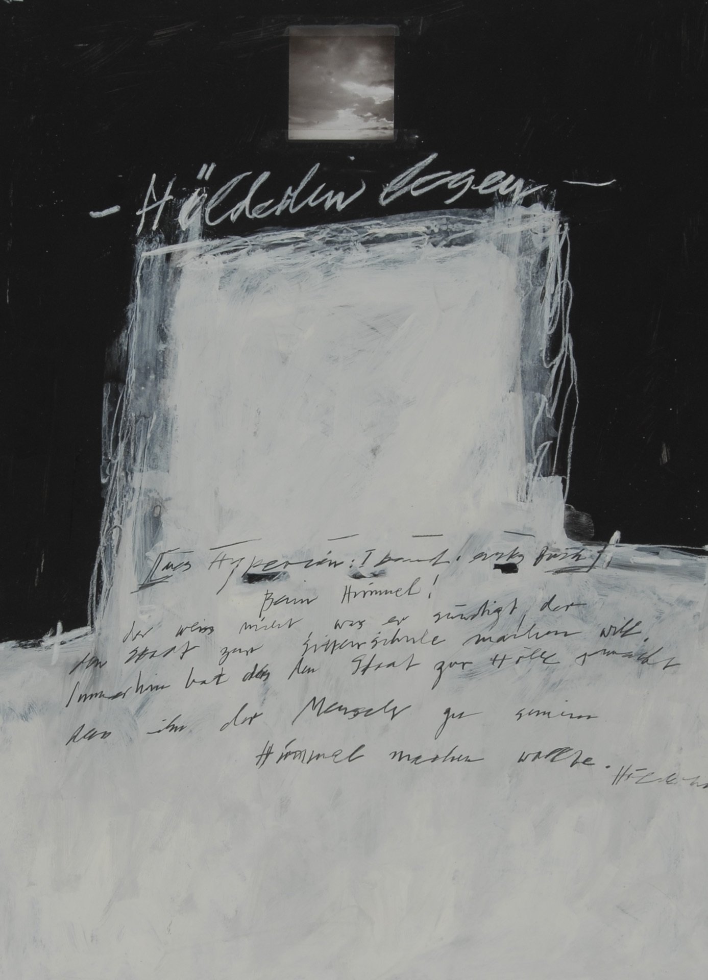 Markus Dulk, 2 sheets: Hölderlin lesen