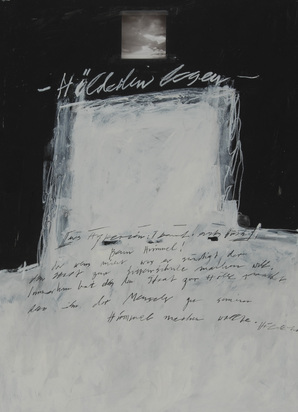 2 sheets: Hölderlin lesen