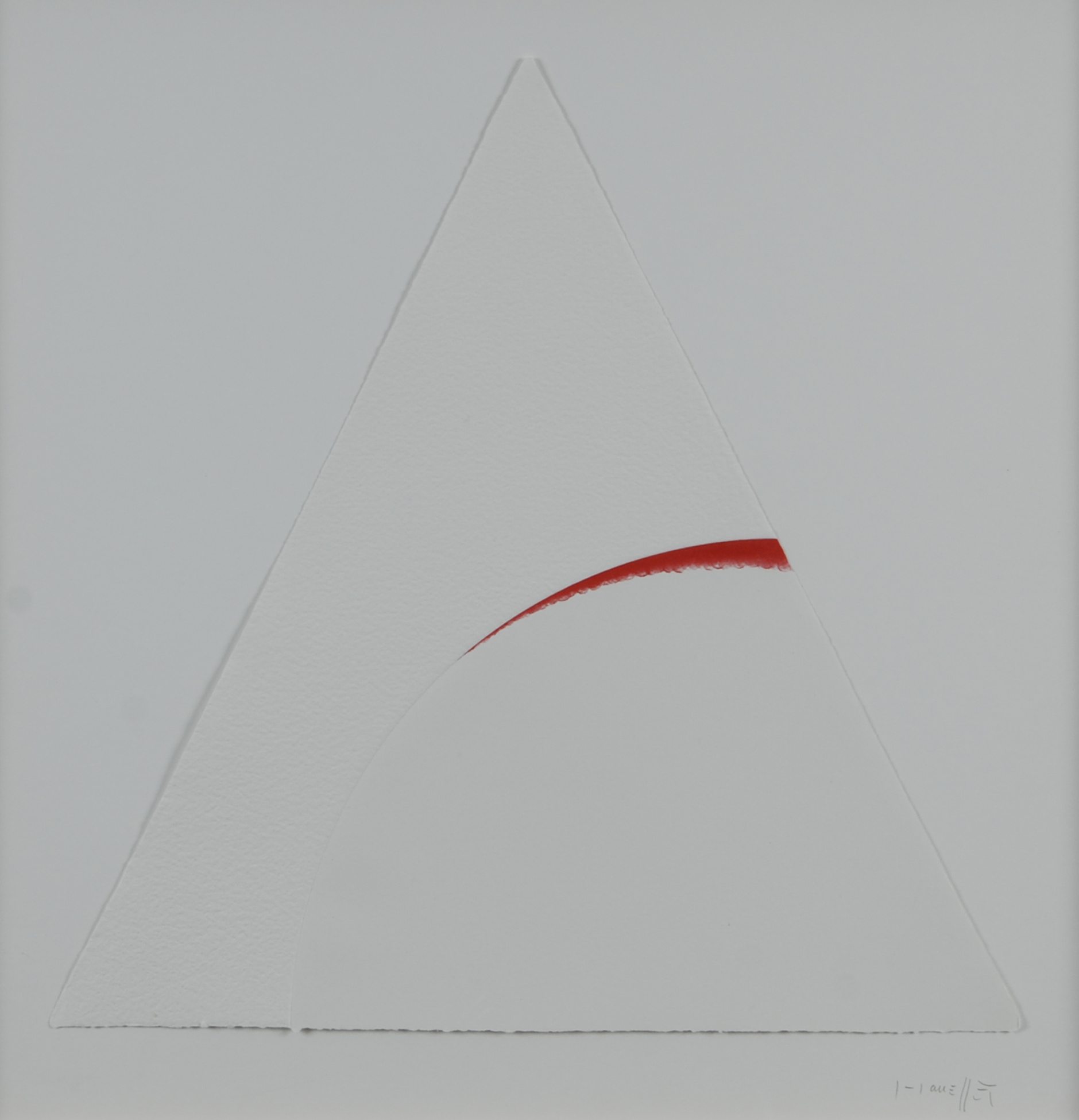 Gottfried Honegger, 3 drawings: Dreieck; Kreis; Quadrat