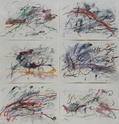 12 drawings: Untitled