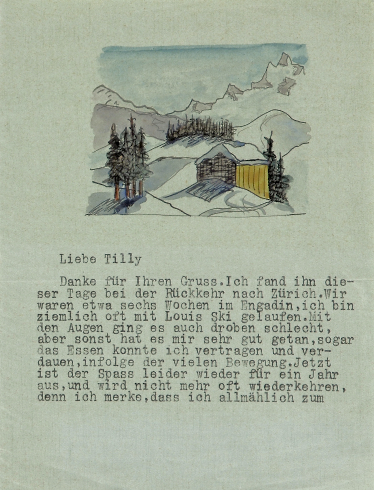 Hermann Hesse, "Chantarella", St. Moritz