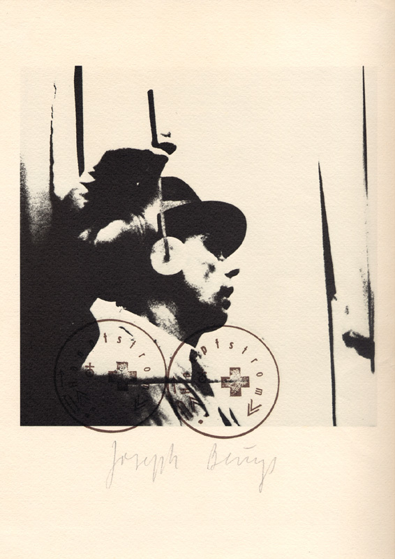 Joseph Beuys, 2 sheets: Hauptstrom, 1973; L'udito, 1974
