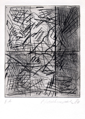 4 Blätter: Ohne Titel, 1978 (3); Ohne Titel, 1980