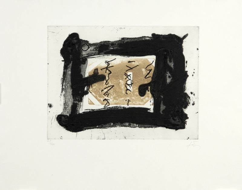 Antoni Tàpies, Croix et accent