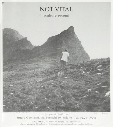 2 Plakate: Sculture recenti, Studio Guenzani, Milano, 1992; Cow Dung, Wooster Gardens, New York, 1993