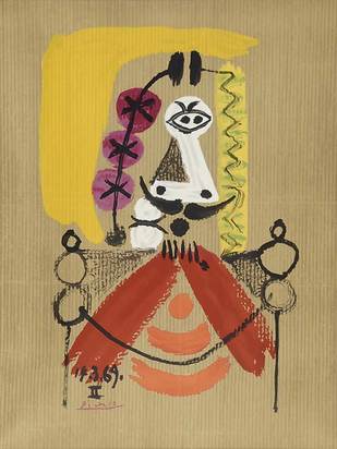 (after) Sheet from "Les portraits imaginaires"