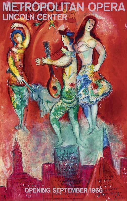 Marc Chagall, Poster. Carmen