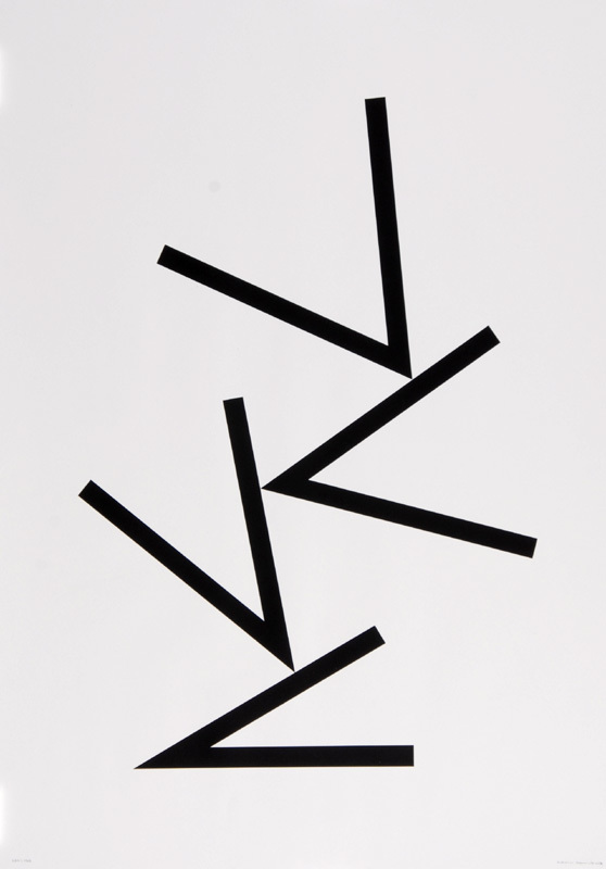 Grafik, 6 sheets: M. Hafif; F. Granwehr; W. Zoderer; F. Morellet; L. Prati; E. Schmid