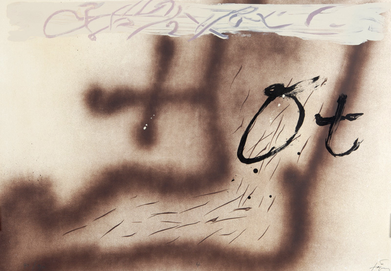 Antoni Tàpies, Blatt aus "Suite 63 x 90"