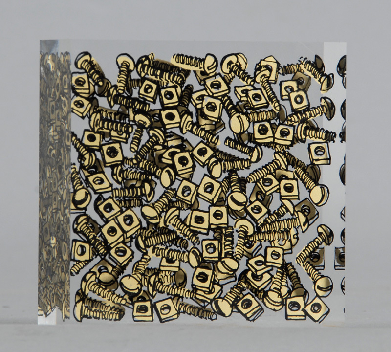Arman, Accumulation de vis