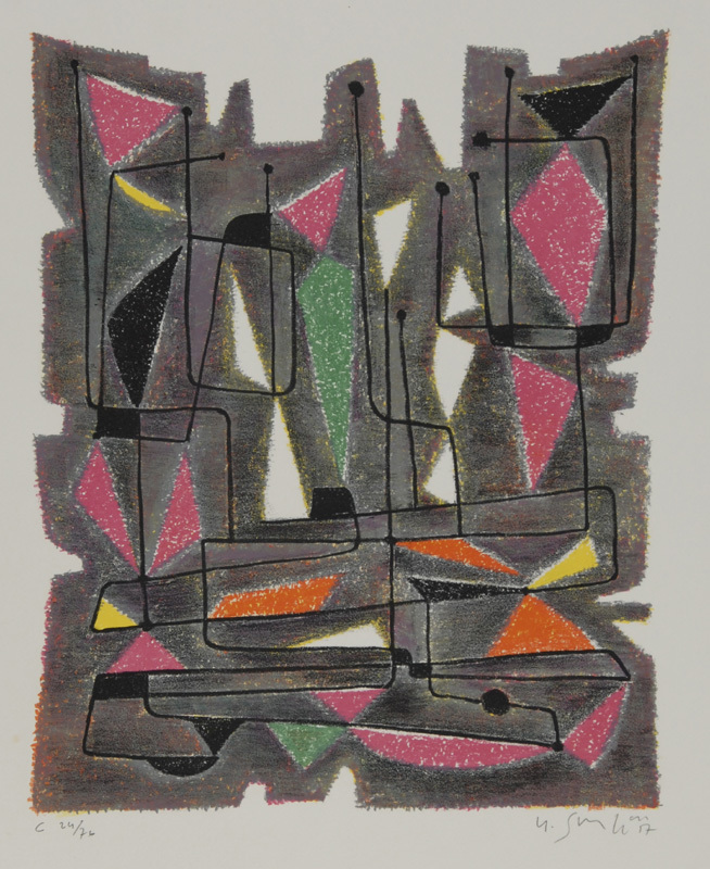 Gustave Singier, 2 sheets: Sans titre
