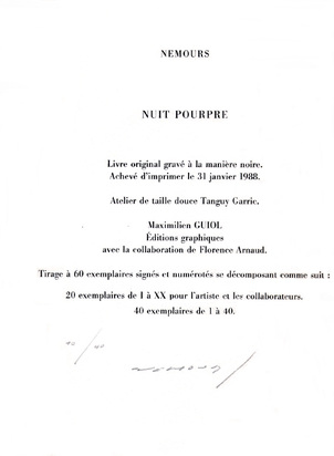 Mappe. Nuit Pourpre