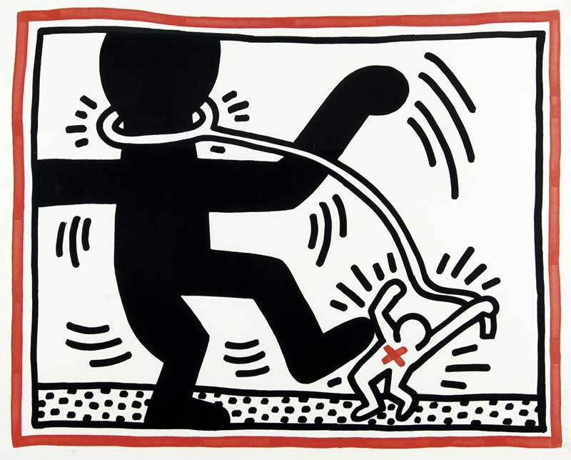 Keith Haring, Blatt 2 aus "Untitled 1-3"