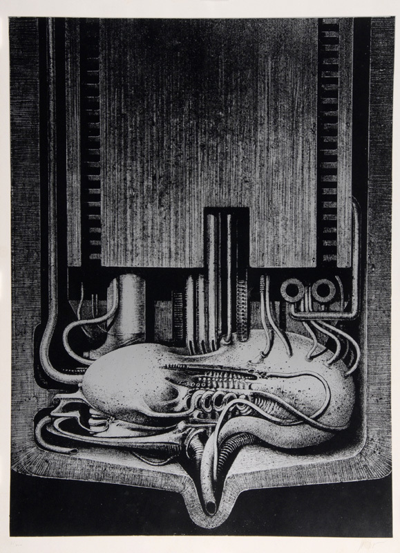 HR Giger, Blatt aus "Biomechanoiden"