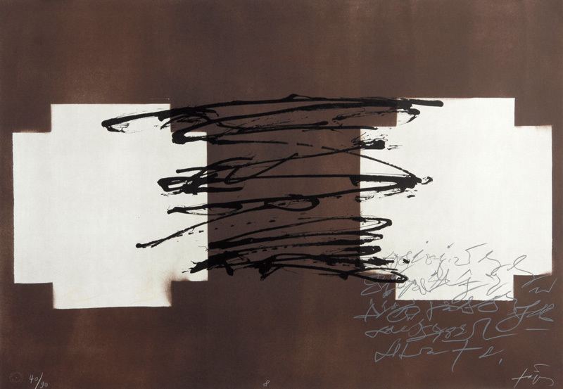 Antoni Tàpies, Blatt aus "Suite 63 x 90"