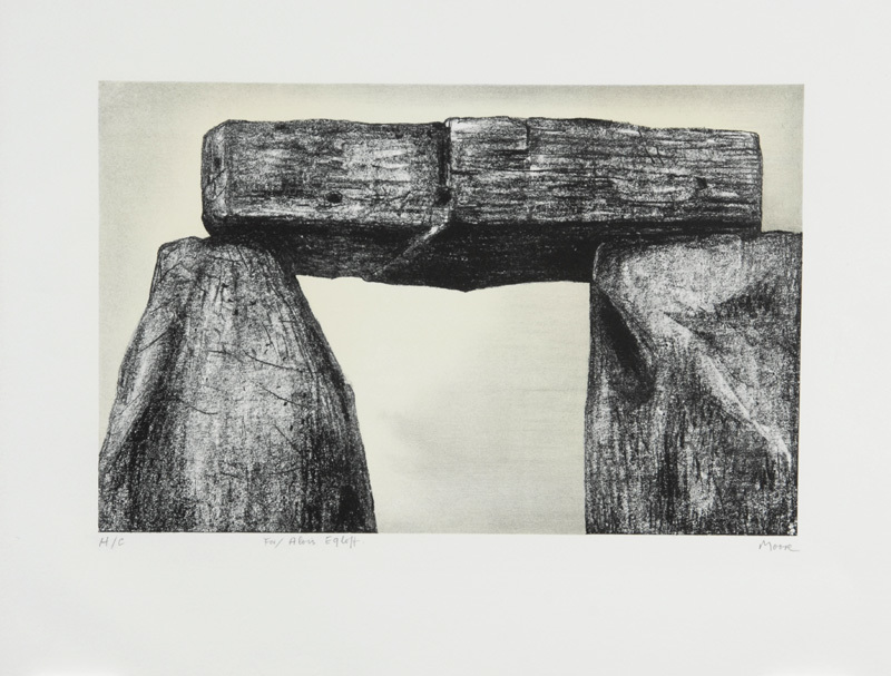 Henry Moore, Stonehenge I, from "Stonehenge"