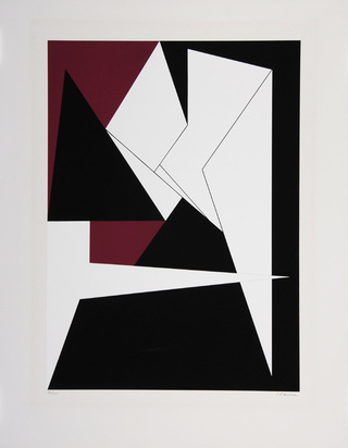 2 Blätter: Composition, 1974; Composition