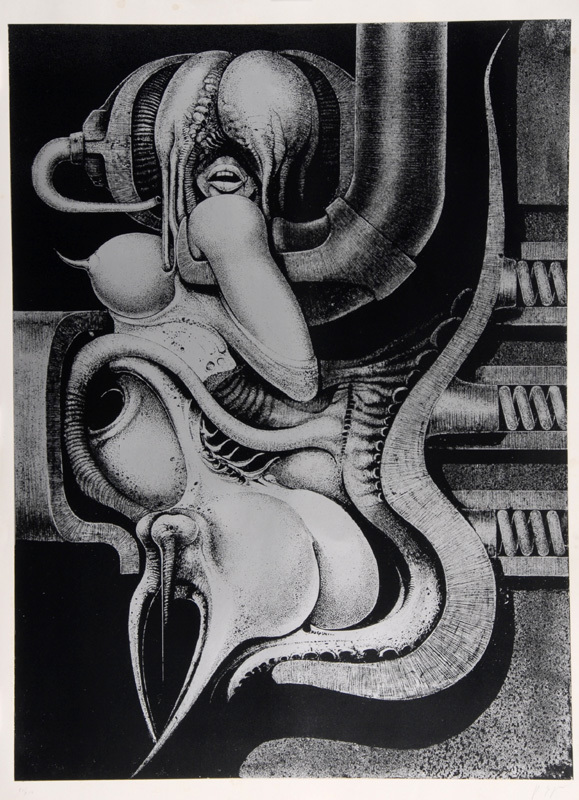 HR Giger, Blatt aus "Biomechanoiden"