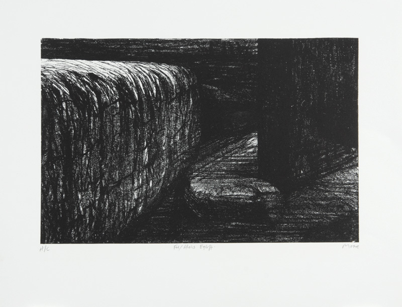 Henry Moore, Stonehenge XIV, from "Stonehenge"