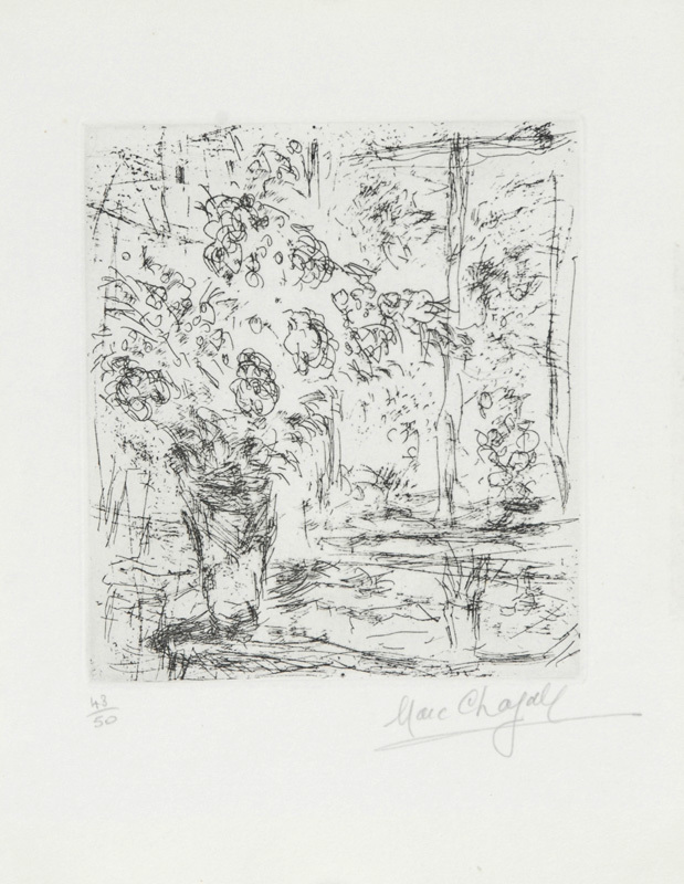 Marc Chagall, La fenêtre de l'atelier à Saint-Paul