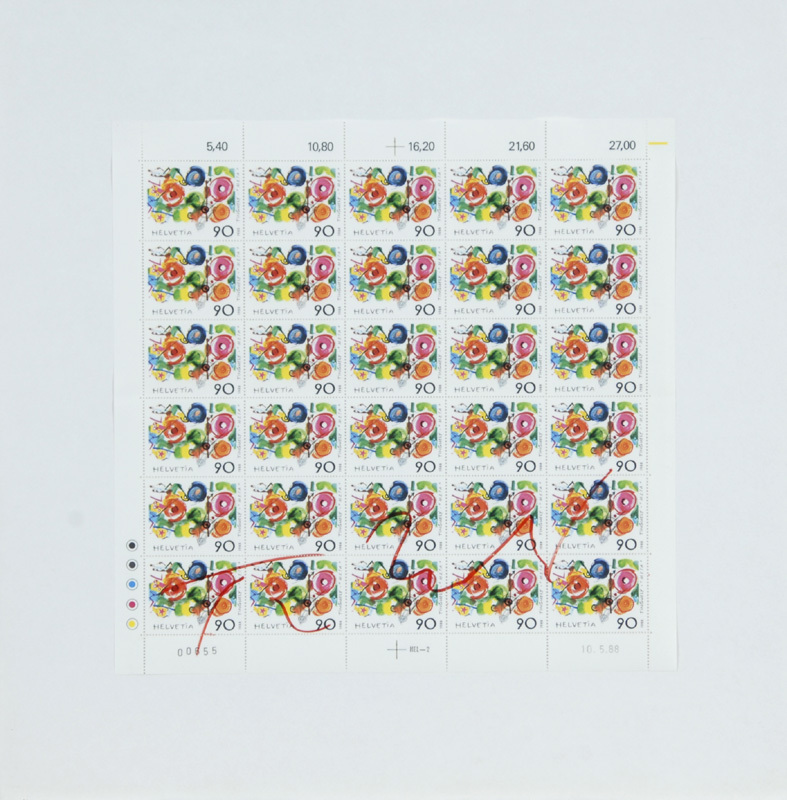 Jean Tinguely, Postage Stamps Helvetia 90