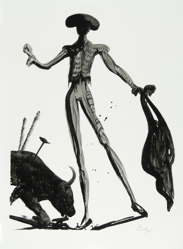 Salvador Dalí, Schwarzer Stierkämpfer