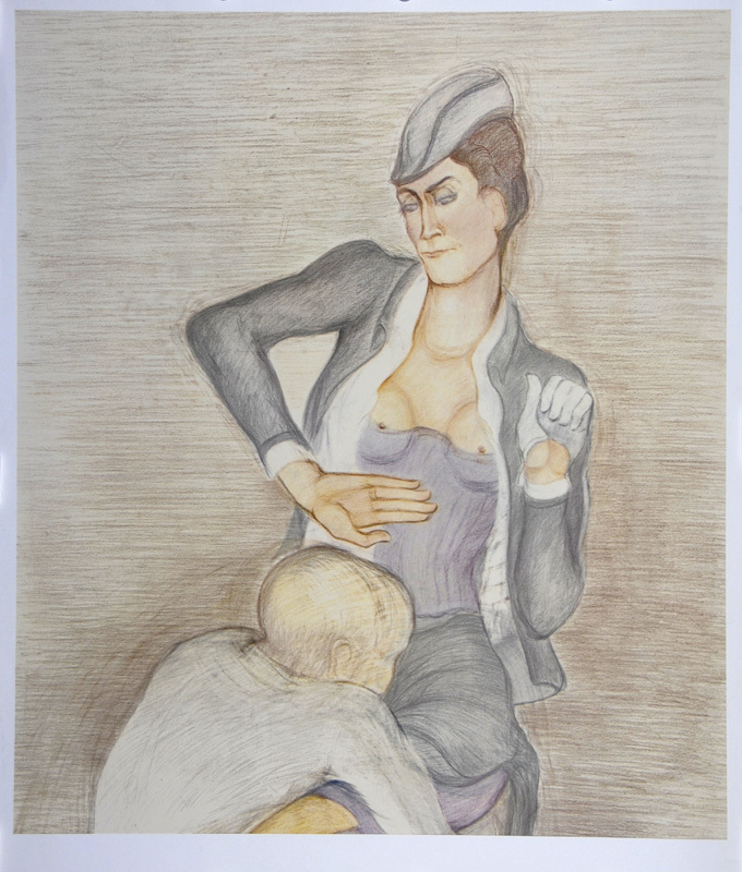 Pierre Klossowski, Diptych: Illustration to "Roberte"