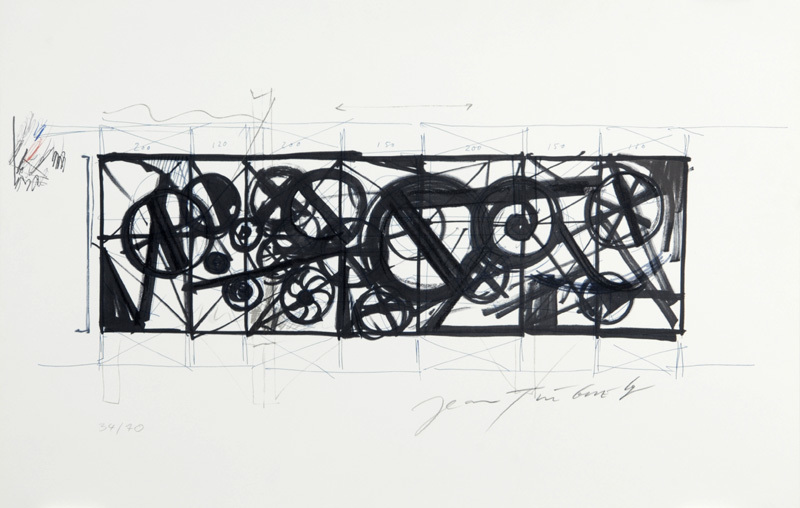 Jean Tinguely, Schwarze Kreise