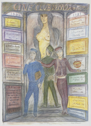 2 sheets: Cine Club De Morges; Poster Kunsthalle Bern, 1981