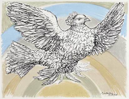 Colombe volant