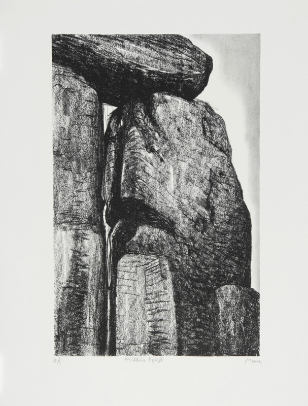 Henry Moore, Stonehenge XI, aus "Stonehenge"