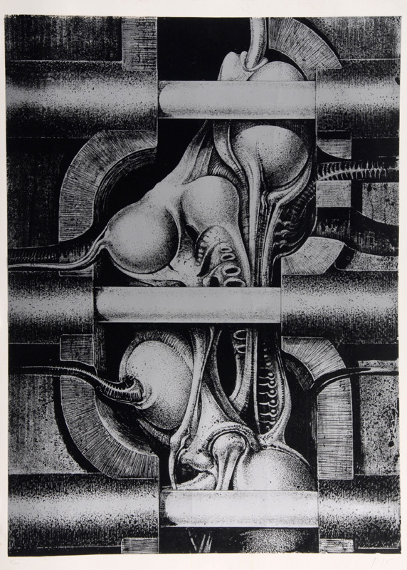 HR Giger, Blatt aus "Biomechanoiden"