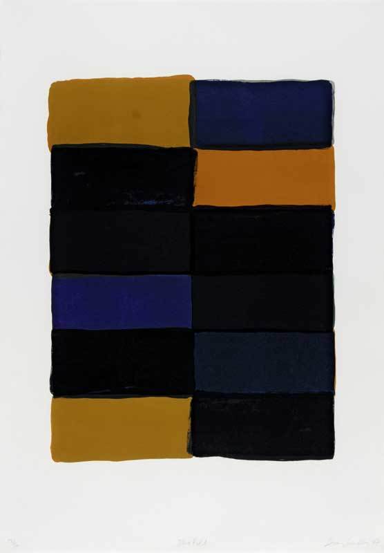 Sean Scully, Blue Fold