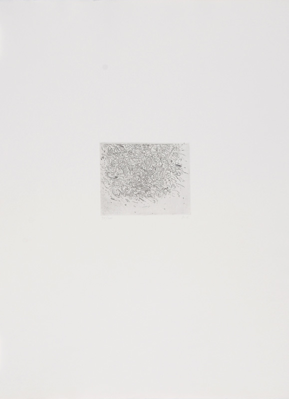 Markus Raetz, Gnuusch, 1971, from "Grafikmappe des Schweizerischen Kunstvereins 1975"