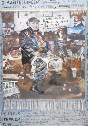 Poster. 2 Ausstellungen, Dieter Roth und Ingrid Wiener, Galerie und Edition Marlene Frei Zürich, 1. November - 24. December 1986