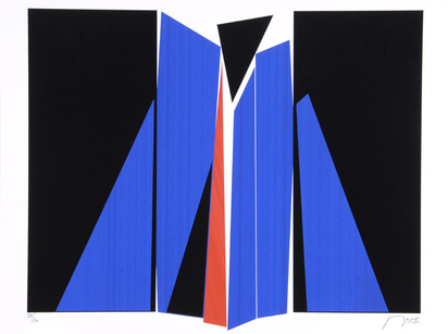 3 sheets: J. Baier; W. Müller-Brittnau; G. Honegger, all from "Grafikmappe des Schweizerischen Kunstvereins, 1975"
