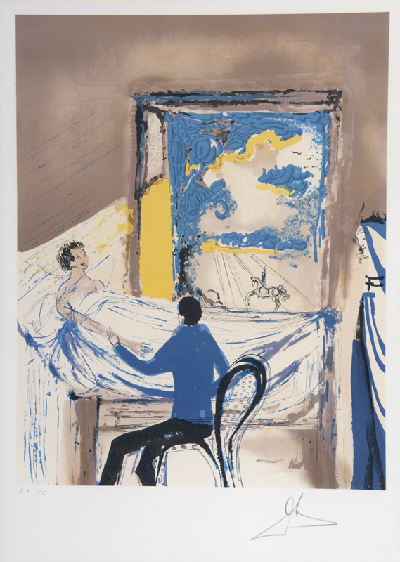 Salvador Dalí, La lumière de la guérison, from "L'aventure médicale"