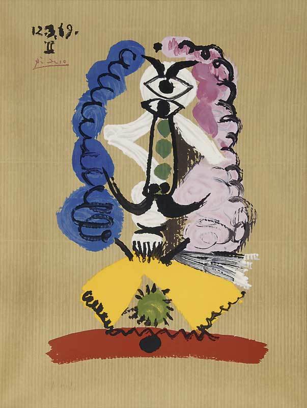 Pablo Picasso, (after) Sheet from "Les portraits imaginaires"