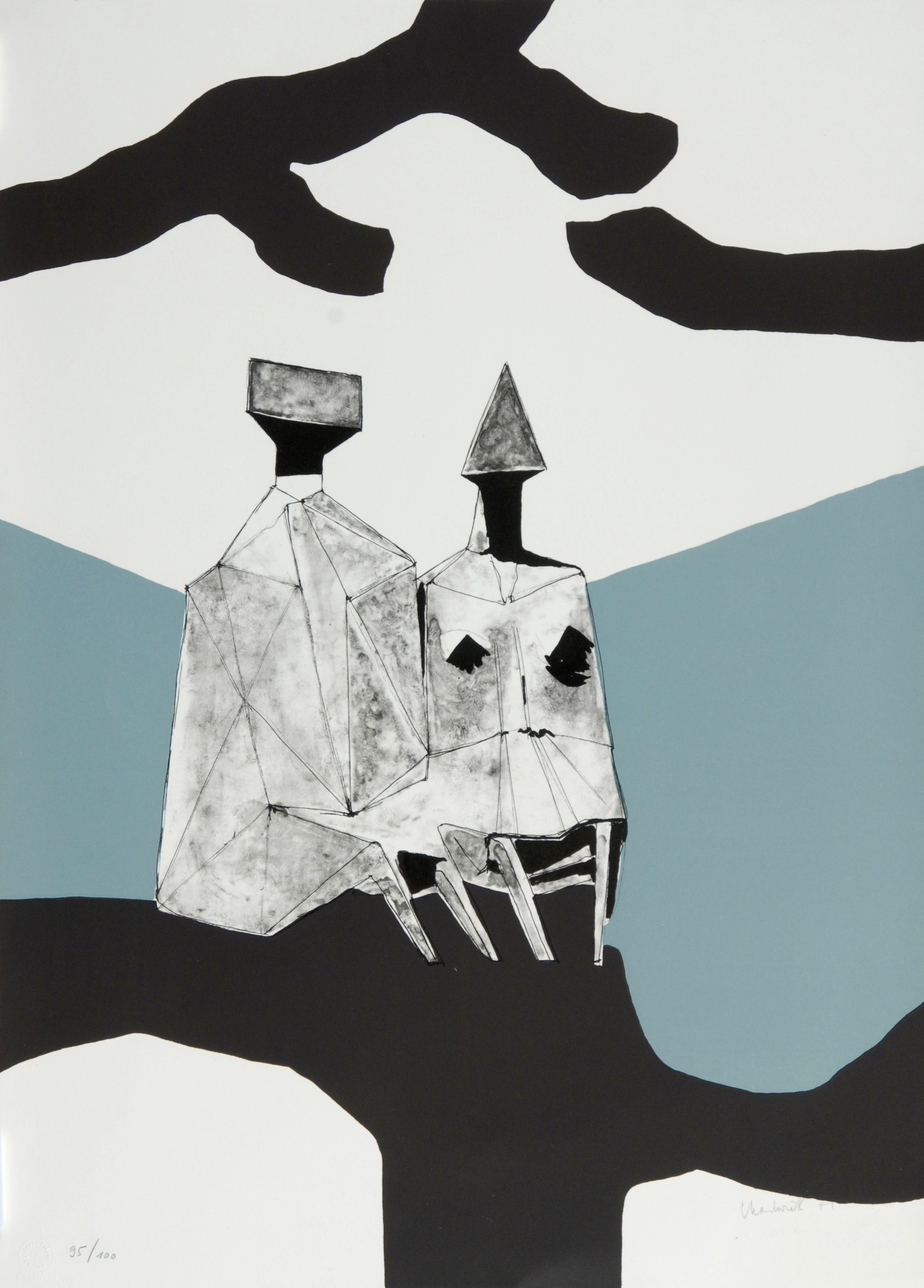 Lynn Chadwick, Two Seated Figures