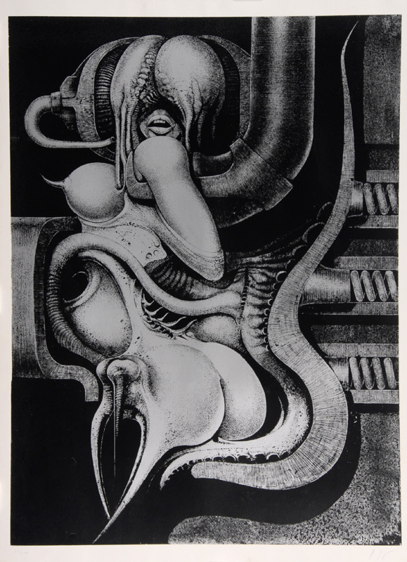 HR Giger, Blatt aus "Biomechanoiden"
